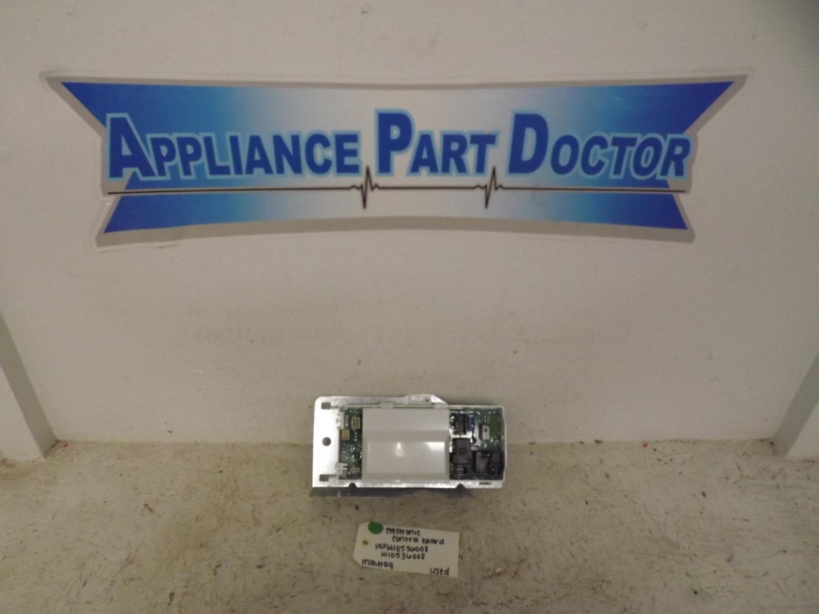 Maytag Dryer WPW10536008 W10536008 Electronic Control Board Used Maytag Dryer WPW10536008 W10536008 Electronic Control Board Used